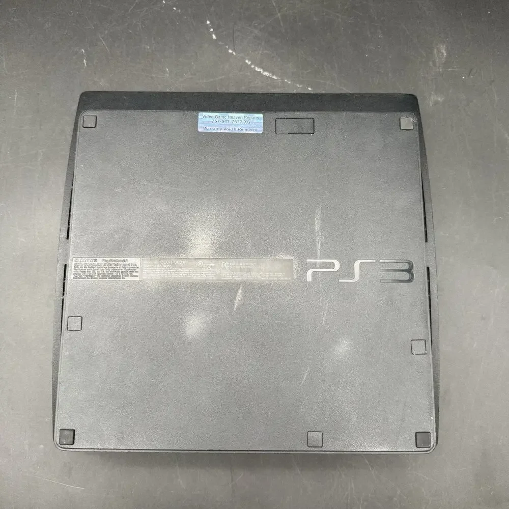 Sony PlayStation 3 PS3 Slim Black Console Only 160 GB Tested Working CECH-3001A